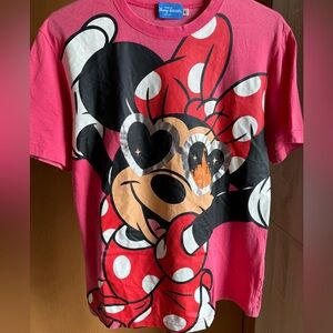 2/$25 - Tokyo Disney Resort Minnie Mouse wearing sunglasses graphic tee